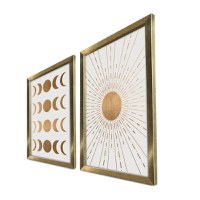 Tablou, 2 bucati NatureGrace Maro 38x53 cm - 3