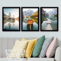 Tablou, 3 bucati 3SC18 Multicolor 35x45 cm - 1