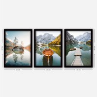 Tablou, 3 bucati 3SC18 Multicolor 35x45 cm - 2