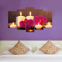 Tablou, 5 bucati 5M Multicolor 110x60 cm - 1