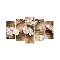 Tablou, 5 bucati 5PMDF Multicolor 110x60 cm - 2