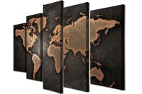 Tablou, 5 bucati BC049 Multicolor 105x70 cm - 3