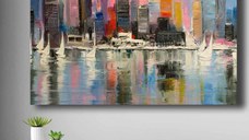 Tablou 70100NISC Multicolor 70x100 cm