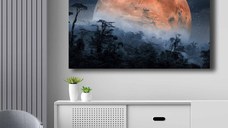 Tablou 70100NISC Portocaliu 70x100 cm