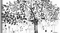 Tablou - Abundant Tree (1 Part) Wide 120x80 cm