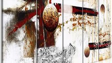 Tablou Canvas Bimago - Dynamics in Space (5 Piese) 225x90 cm