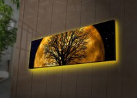 Tablou canvas iluminat LED 3090DACT-71 Multicolor 30x90x3 cm - 1