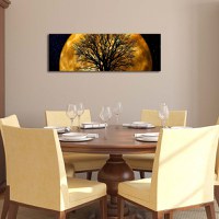 Tablou canvas iluminat LED 3090DACT-71 Multicolor 30x90x3 cm - 4