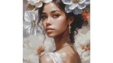 Tablou canvas Lilibet E Inart, Pako World, 60x2.5x90 cm