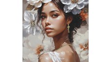 Tablou canvas Lilibet E Inart, Pako World, 60x2.5x90 cm