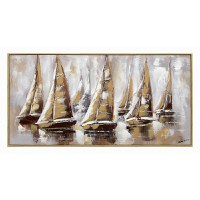 Tablou canvas Yelkan Pako World, cu rama, 120x3.5x60 cm - 1