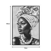 Tablou canvas Zaira E, Pako World, cu rama, 70x3.5x100 cm - 2