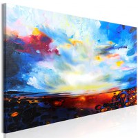 Tablou - Colourful Sky (1 Part) Narrow 135x45 cm - 1
