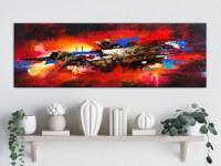 Tablou - Colours of Childhood (1 Part) Narrow 120x40 cm - 2