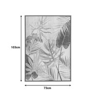 Tablou cu rama Lulle Kaki inchis 73x3.4x103 cm - 2