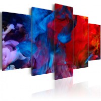 Tablou - Dance of Colourful Flames 100x50 cm - 1