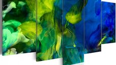 Tablou - Dance of Green Flames 100x50 cm