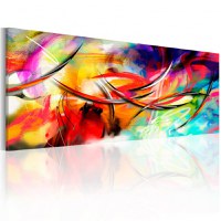 Tablou - Dance of the rainbow 135x45 cm - 1