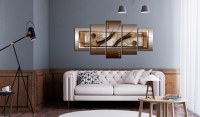 Tablou - Delicate shapes and warm colors 100x50 cm - 2