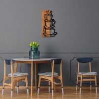 Tablou din lemn si metal MA Nuc 34x58 cm - 1