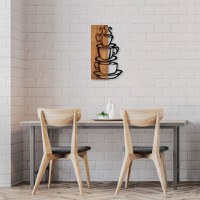 Tablou din lemn si metal MA Nuc 34x58 cm - 2