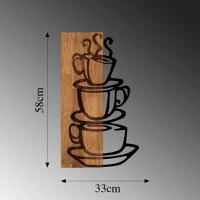 Tablou din lemn si metal MA Nuc 34x58 cm - 6