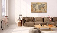 Tablou din plută - Postcards from the World [Cork Map] 90x60 cm - 2