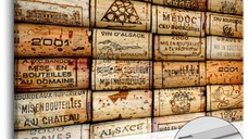 Tablou din plută - Vineyard of Memories [Cork Map] 60x40 cm