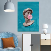 Tablou din sticlă temperată CAM3711 Multicolor 40x60 cm - 1