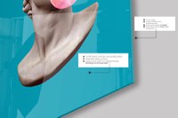 Tablou din sticlă temperată CAM3711 Multicolor 40x60 cm - 7