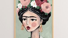 Tablou Kalinian Multicolor 33x1.5x48 cm