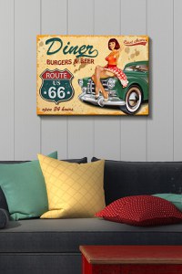 Tablou Kanvas Multicolor 50x70x3 cm - 1