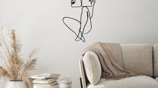 Tablou metalic Book Negru 43x70 cm
