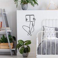 Tablou metalic Book Negru 43x70 cm - 2