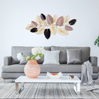 Tablou metalic Furize Multicolor 120x7x61 cm - 2