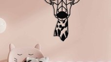 Tablou metalic Giraffe Negru 33x50 cm