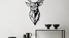 Tablou metalic Red Negru 42x70 cm