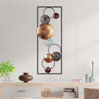Tablou metalic Textured Multicolor 32x90x4 cm - 2