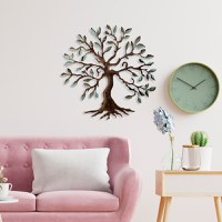 Tablou metalic Tree Multicolor 60x60x1.5 cm - 4