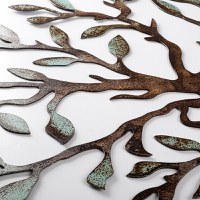 Tablou metalic Tree Multicolor 60x60x1.5 cm - 6