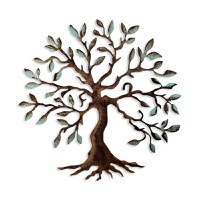 Tablou metalic Tree Multicolor 60x60x1.5 cm - 7