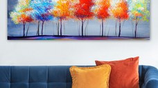 Tablou Mithra Oasis Multicolor 50x120 cm