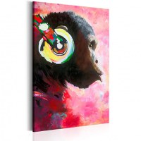 Tablou - Monkey Music 40x60 cm - 1