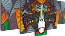 Tablou - Philosopher of the Jungle 100x50 cm