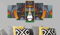 Tablou - Philosopher of the Jungle 200x100 cm - 2