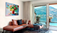 Tablou pictat manual - Beautiful Roses 90x60 cm - 2