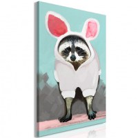 Tablou - Raccoon or Hare? (1 Part) Vertical 40x60 cm - 1