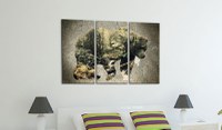 Tablou - The Bear in the Forest 90x60 cm - 2