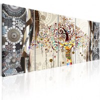 Tablou - Tree and Mosaic 200x80 cm - 1