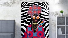 Tablou WY208 Multicolor 70x100x2 cm